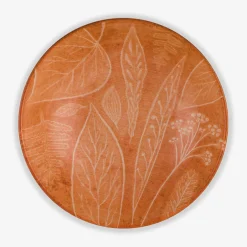 Salaterka porcelanowa pomarańczowa CZTERY PORY ROKU 17,5 cm