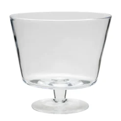 Salaterka szklana na nodze 18x20 cm