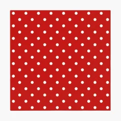 Serwetki papierowe czerwone DOTS 20 szt.