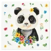 Serwetki papierowe FLOWER PANDA 20 szt.