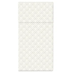 Serwetki z kieszonką na sztućce białe POCKET INSPIRATION MODERN 16 szt.