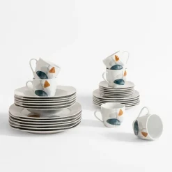 Serwis obiadowo - kawowy REEF, 30 elementów