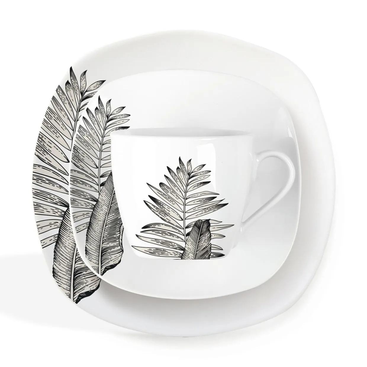 Serwis obiadowo - kawowy ZEELAND, 30 elementów