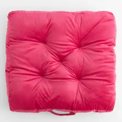 Siedzisko fuksja EMERALD 50x50x8 cm