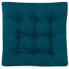 Siedzisko poduszka na krzesło turkusowa SUGAR 40x40 cm