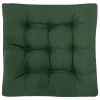 Siedzisko poduszka na krzesło ciemnozielona SUGAR 40x40 cm