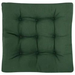 Siedzisko poduszka na krzesło ciemnozielona SUGAR 40x40 cm