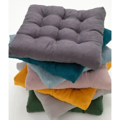 Siedzisko poduszka na krzesło niebieska SUGAR 40x40 cm