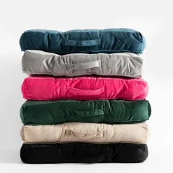 Siedzisko turkusowe EMERALD 50x8 cm