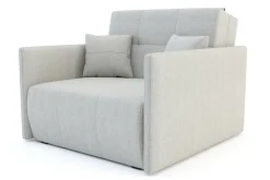 Sofa amerykanka 93 cm szara LEO I
