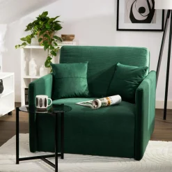 Sofa amerykanka butelkowa zieleń MIKA