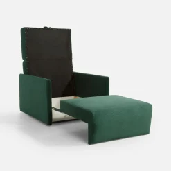 Sofa amerykanka butelkowa zieleń MIKA