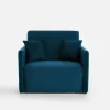 Sofa amerykanka niebieska MIKA