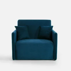 Sofa amerykanka niebieska MIKA