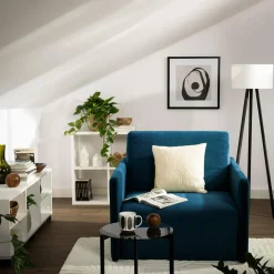 Sofa amerykanka niebieska MIKA