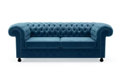 Sofa glamour niebieska CHESTER