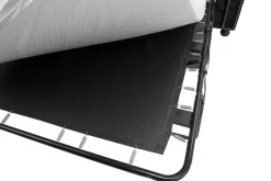 Sofa glamour rozkładana czarna CHESTER