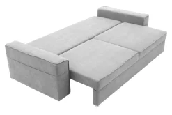 Sofa jasnoszara z kieszenią LOLLY