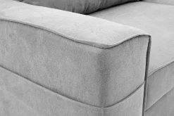 Sofa jasnoszara z kieszenią LOLLY