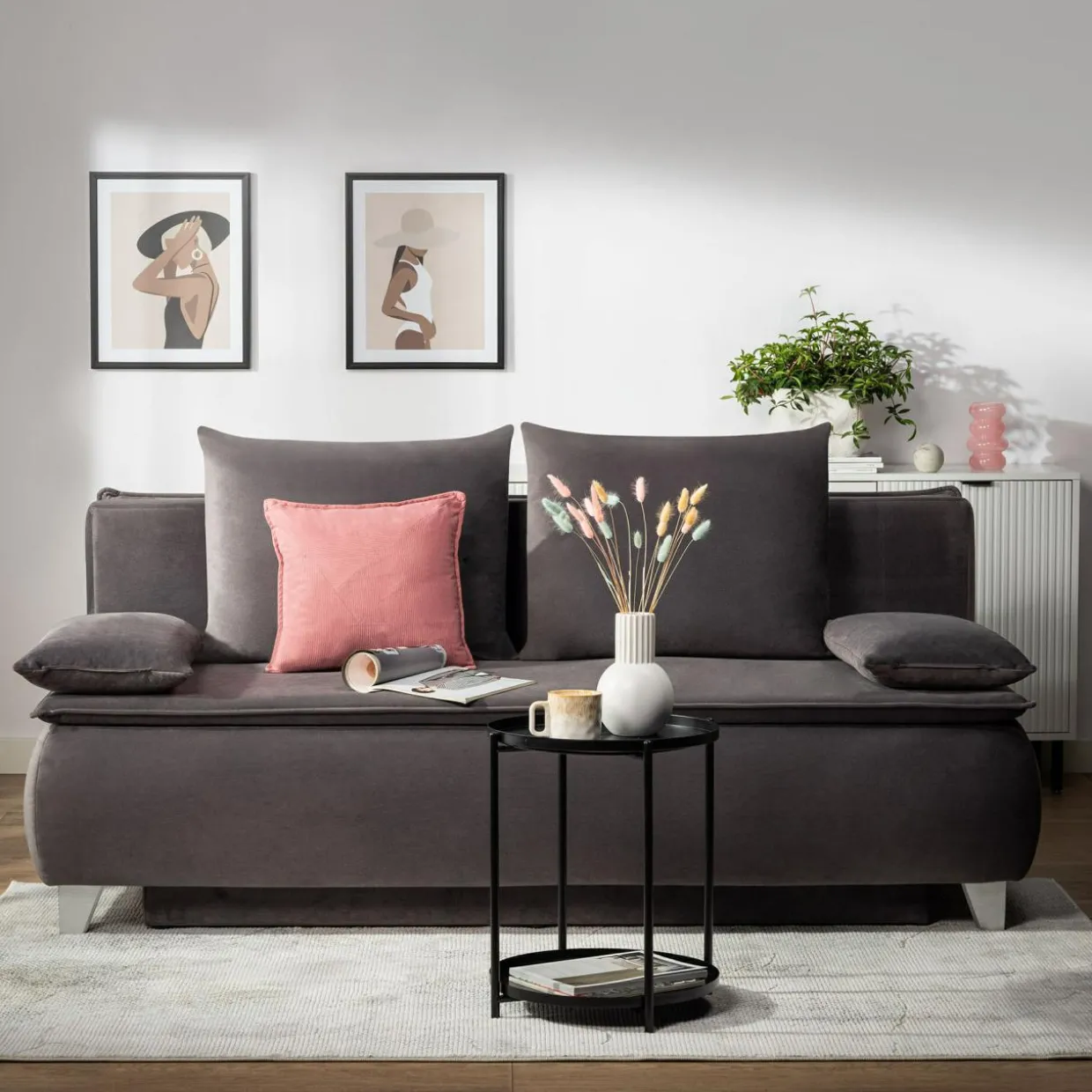 Sofa MARLENE BIS 3-osobowa, rozkładana
