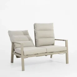 Sofa ogrodowa 2-osobowa, z regulacja oparcia NALANI