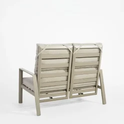 Sofa ogrodowa 2-osobowa, z regulacja oparcia NALANI