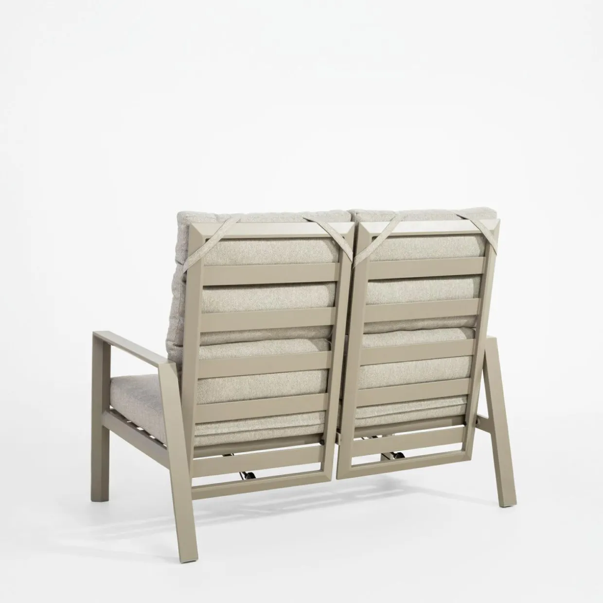 Sofa ogrodowa 2-osobowa, z regulacja oparcia NALANI