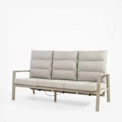 Sofa ogrodowa 3-osobowa, z regulacja oparcia NALANI