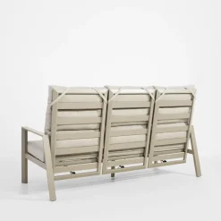 Sofa ogrodowa 3-osobowa, z regulacja oparcia NALANI