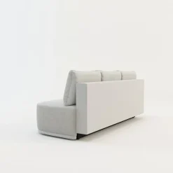 Sofa 3-osobowa beżowa ROUND