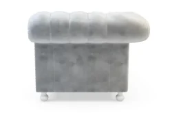 Sofa 3-osobowa jasnoszara CHESTER