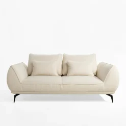 Sofa 2-osobowa kremowa CAVO