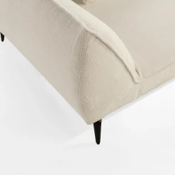 Sofa 2-osobowa kremowa CAVO