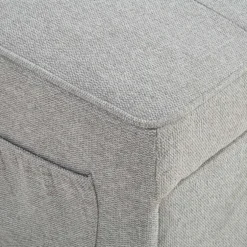 Sofa 1-osobowa rozkładana szara WINSLO