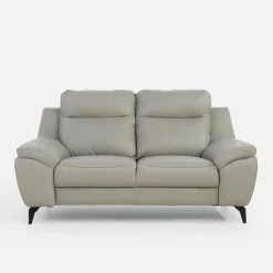 Sofa 2-osobowa skórzana PERLE