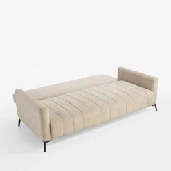 Sofa rozkładana beżowa MARION