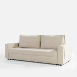 Sofa rozkładana beżowa POGI
