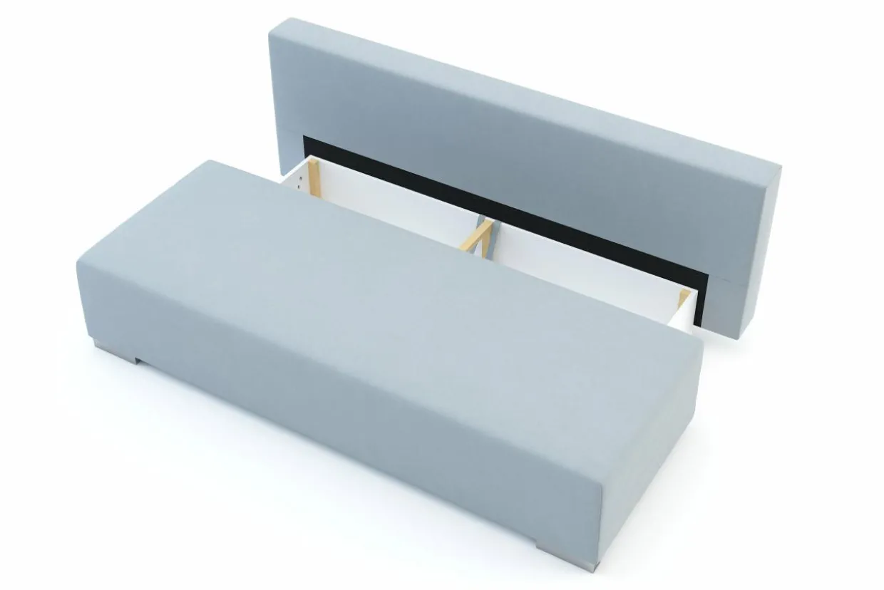 Sofa rozkładana błękitna NEW STAR 2