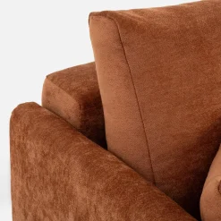 Sofa rozkładana ceglasta CAVA