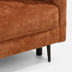 Sofa rozkładana ceglasta CAVA