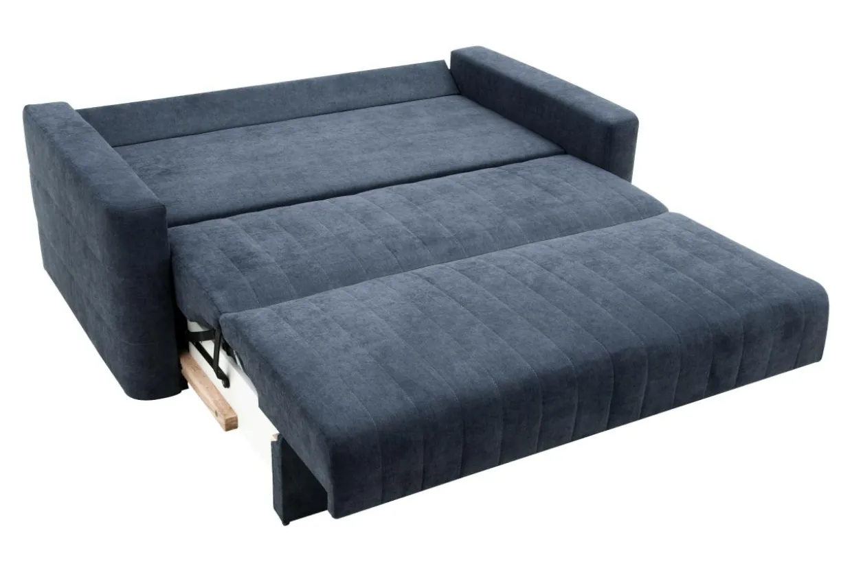 Sofa rozkładana ciemnoniebieska DOMO 3