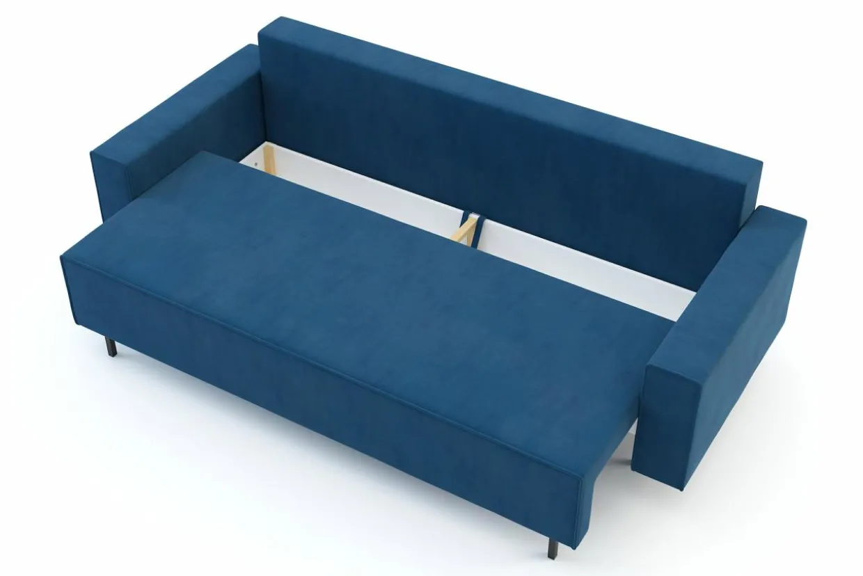 Sofa rozkładana ciemnoniebieska KAMALA