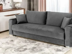 Sofa rozkładana grafitowa GENF