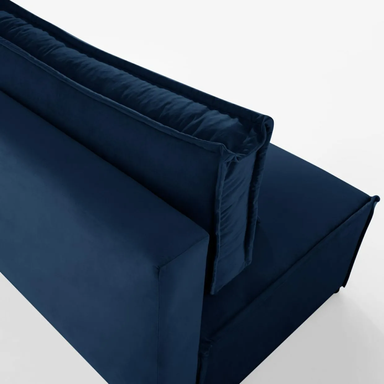 Sofa rozkładana granatowa DUE