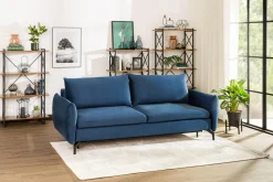 Sofa rozkładana granatowa MIDORI