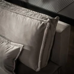 Sofa rozkładana jasnoszara DUE