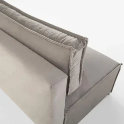 Sofa rozkładana jasnoszara DUE