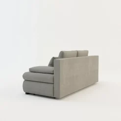 Sofa rozkładana 3-osobowa beżowa MEMO