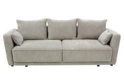 Sofa rozkładana 3-osobowa beżowa ANDORA