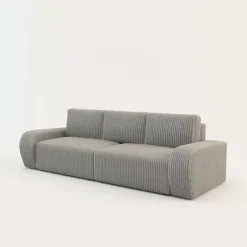 Sofa rozkładana 4-osobowa CAPPA jasnoszara